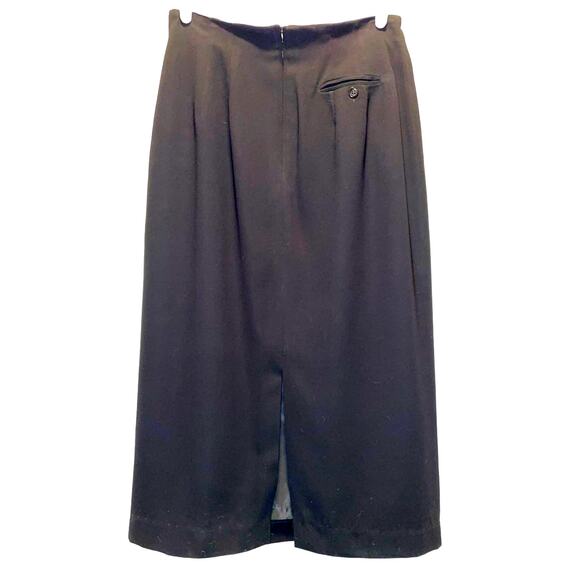 Studio 205 Black Midi Straight Skirt with pockets size 14 - Picture 2 of 7